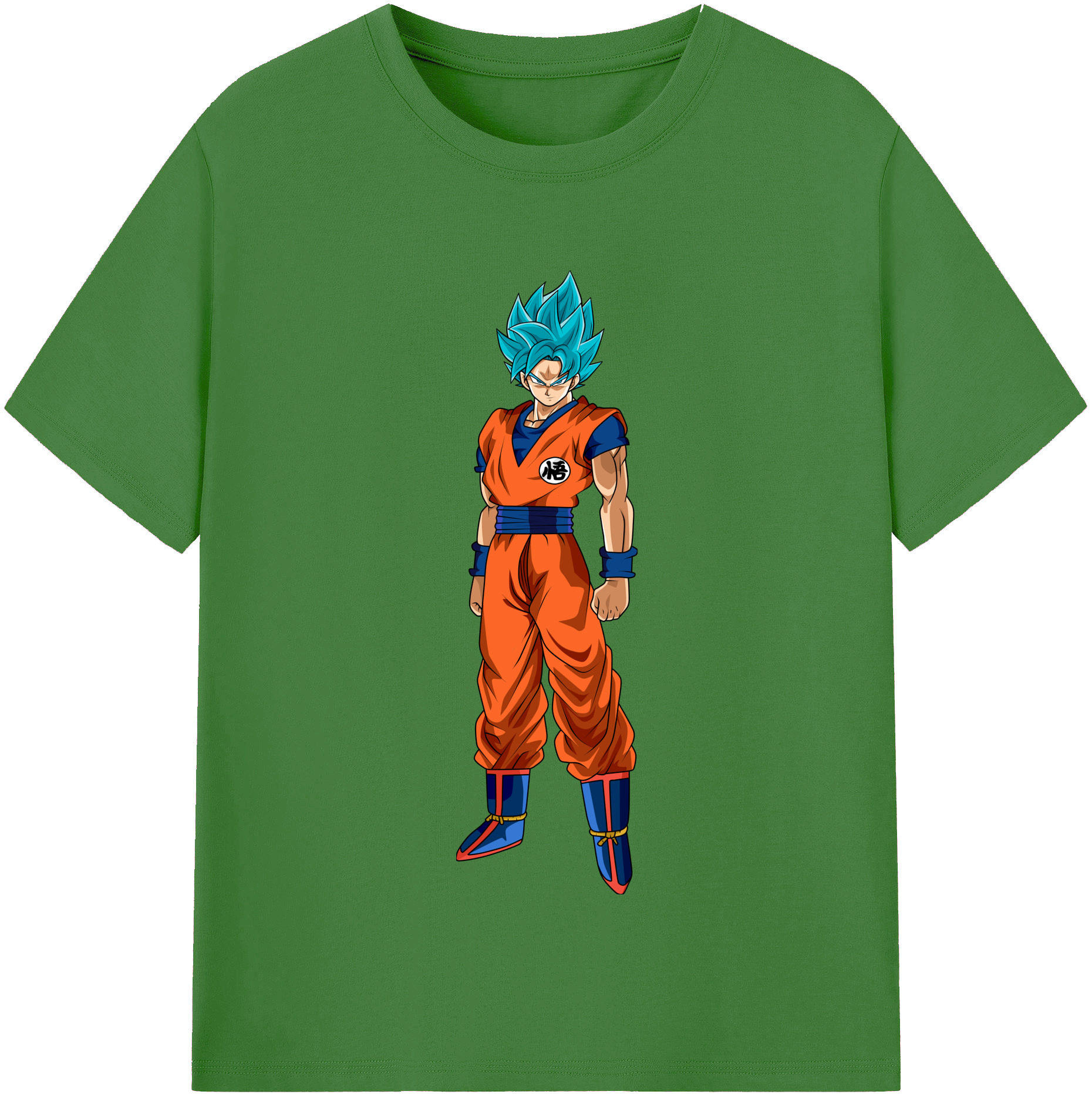（画像用） ドラゴンボール 孫悟空（そん ごくう）Son Goku カカロット DRAGON BALL Kakarotto レディースカジュアルプリントTシャツ（綿100％）